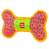 Collar (Коллар) WAUDOG Fun - Игрушка Кость с пищалкой для собак; 20х12 см (Розовый)