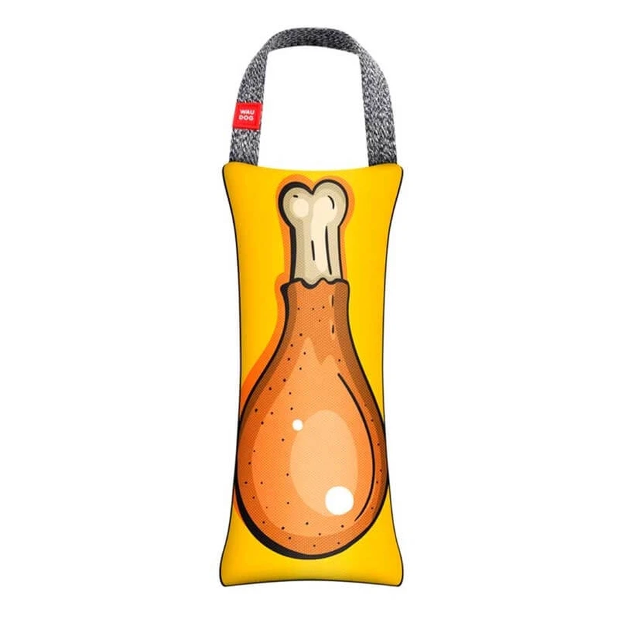 Collar (Коллар) WAUDOG Fun - М'яка іграшка Куряче стегенце з пищалкою для собак; S (16х7 см): ціни та характеристики