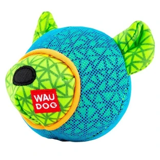 Collar (Коллар) WAUDOG Fun - Мягкая игрушка Медведь с пищалкой для собак; 12х11 см (Голубой)