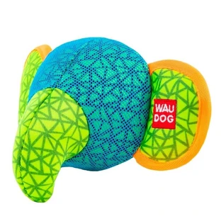 Collar (Коллар) WAUDOG Fun - М’яка іграшка Слон з пищалкою для собак; 20х14 см (Блакитний)