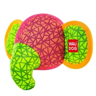Collar (Коллар) WAUDOG Fun - Мягкая игрушка Слон с пищалкой для собак; 20х14 см (Розовый)
