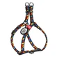 Collar (Коллар) WAUDOG Nylon - Шлея для котів і собак дрібних порід з малюнком «Блоки», QR паспортом та пластиковою пряжкою-фастекс; 1,0х28-40 см