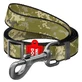 Collar (Коллар) WAUDOG Nylon – Регульований повідець для собак з малюнком «Мілітарі», нейлоновий; 1,5х183 см (Military)