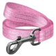 Collar (Коллар) WAUDOG Re-cotton - Поводок светоотражающий для собак из восстановленного хлопка; 1,5х300 см (Розовый)