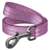 Collar (Коллар) WAUDOG Re-cotton – Повідець світло-відбиваючий для собак з відновленої бавовни; 2,5х200 см (Фіолетовий)