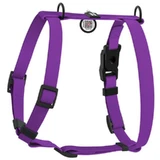 Collar WAUDOG Magnet - Шлея водостійка анатомічна з магнітною пряжкою-фастексом і QR-паспортом для собак; L (2,5х50-85х61-100 см) (Бузковий)