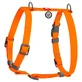 Collar WAUDOG Waterproof - Шлея водостійка анатомічна з QR-паспортом для собак; L/2,5х50-85х60-100 см (Помаранчевий)