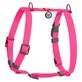Collar WAUDOG Waterproof - Шлея водостойкая анатомическая с QR-паспортом для собак; L/2,5х50-85х60-100 см (Ярко-розовый)