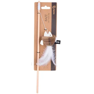 District 70 (Дістрікт 70) Bait Wand Toy - Іграшка для котів; 40x55x18 см (Білий)
