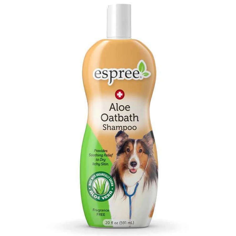 Espree (Еспрі) Aloe Oat bath Medicated Shampoo - Шампунь з протеїнами вівса і алое вера при перших проявах себореї; 591 мл: ціни та характеристики