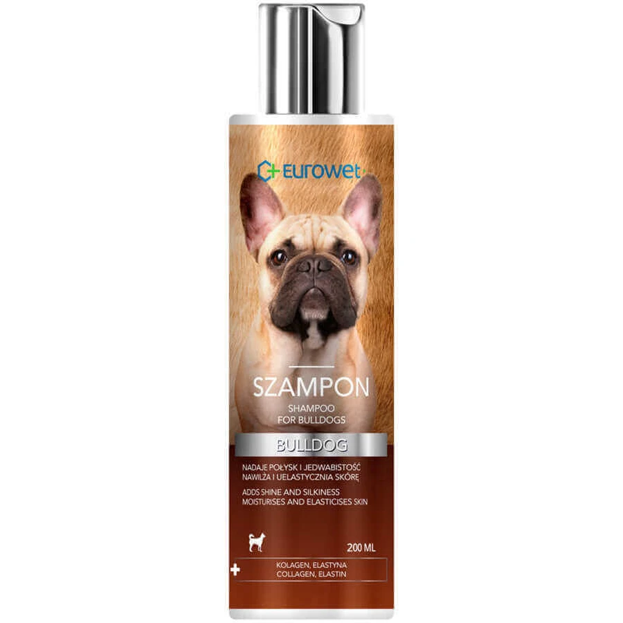 Eurowet (Евровет) For Bulldogs Shampoo - Шампунь с коллагеном и эластином для бульдогов; 200 мл: цены и характеристики