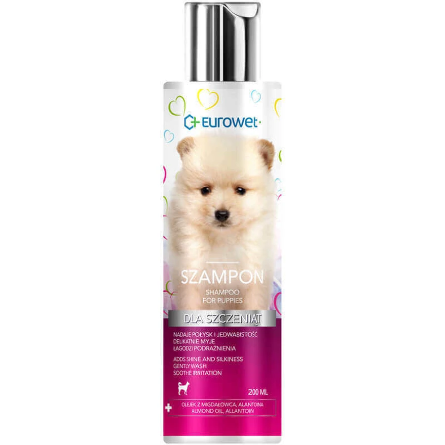 Eurowet (Євровет) For Puppies Shampoo - Шампунь з мигдальною олією та алантоїном для цуценят; 200 мл: ціни та характеристики