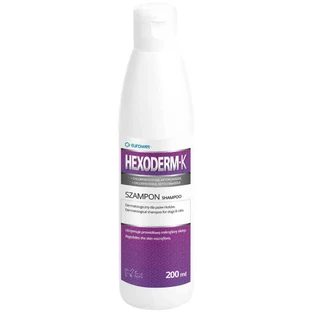 Eurowet (Евровет) Hexoderm-K Shampoo - Дерматологический шампунь с хлоргексидином для собак и кошек; 200 мл