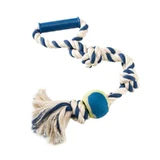 Ferplast (Ферпласт) Cotton Toy For Theeth - Іграшка-канат з ручкою та м'ячем для собак; Ø 2x60 см