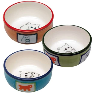 Ferplast (Ферпласт) Hamster bowl - Керамічна миска для гризунів з декоративним малюнком; 180 мл