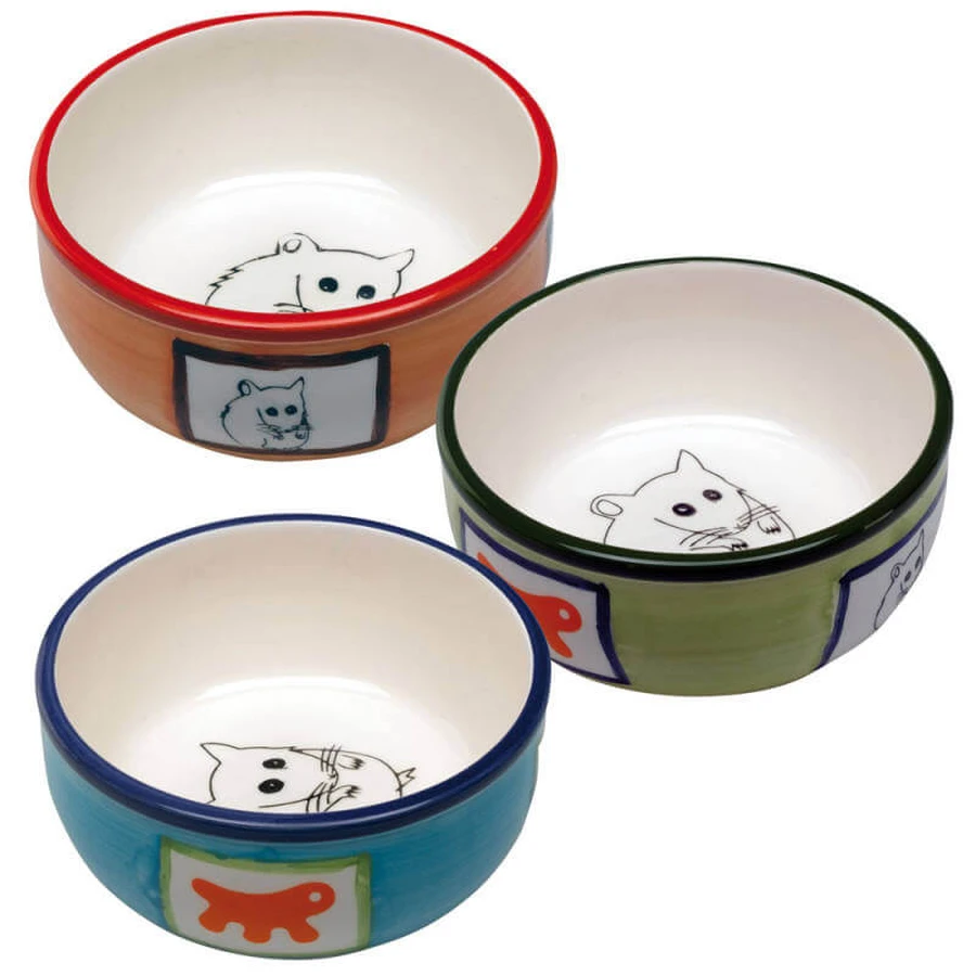 Ferplast (Ферпласт) Hamster bowl - Керамічна миска для гризунів з декоративним малюнком; 180 мл: ціни та характеристики