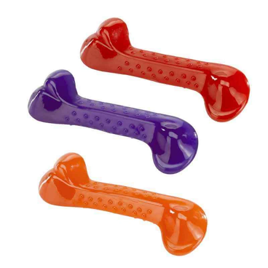 Ferplast (Ферпласт) Poly Bone - Пластикова кісточка для собак; 18,7 см (Кольори в асортименті): ціни та характеристики