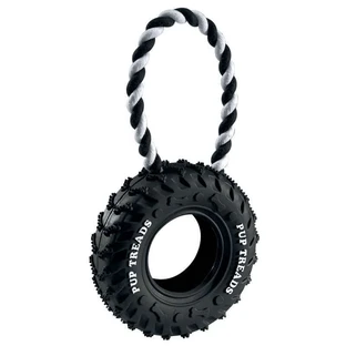 Ferplast (Ферпласт) Rubber Bone Tire - Іграшка-шина на мотузці для собак; 29х15,5x5,2 см