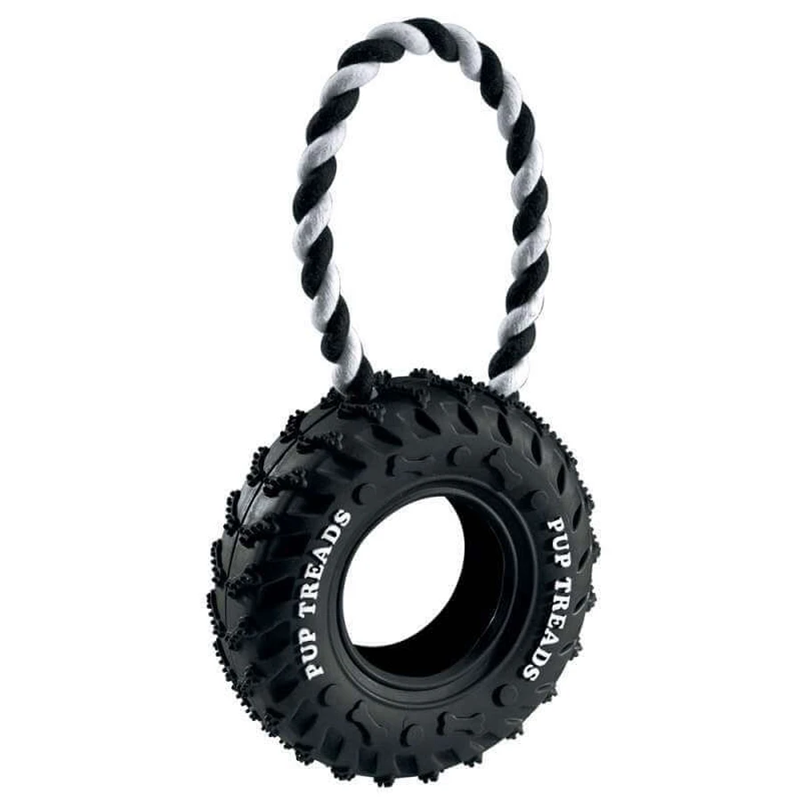 Ferplast (Ферпласт) Rubber Bone Tire - Іграшка-шина на мотузці для собак; 29х15,5x5,2 см: ціни та характеристики