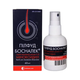 Пилфуд Босналек спрей накожный, р-р 5 % фл. с распылителем 60 мл