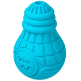 GiGwi Bulb Rubber – Іграшка Лампочка гумова для собак; S (9х6 см) (Блакитний)