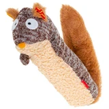 GiGwi Plush Friendz – Іграшка Білка з пискавкою для собак; 29 см