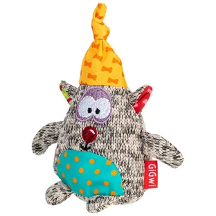 GiGwi Plush Friendz – Іграшка Ведмідь з пискавкою для собак; 10 см