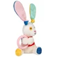 GiGwi Plush Friendz – Игрушка Зайчик с кольцом и пищалкой для щенков; 16х11 см