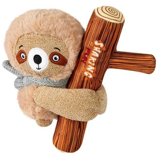 GiGwi Shaking Fun – Іграшка Лінивець з великою пискавкою для собак; 22х20 см