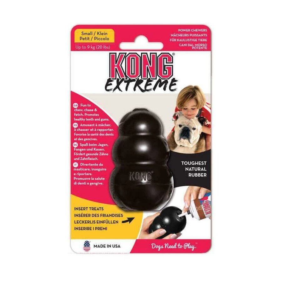 KONG (Конг) Extreme - Іграшка з зміцненого каучуку для собак великих порід; S: ціни та характеристики