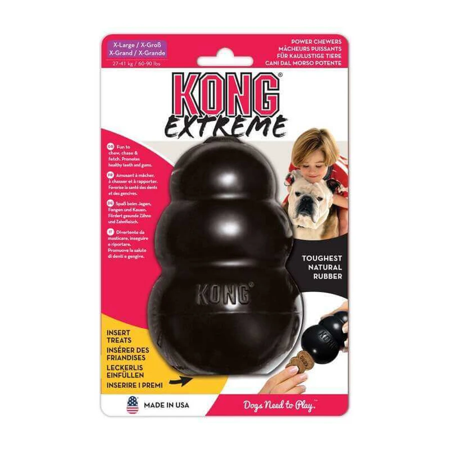 KONG (Конг) Extreme - Іграшка з зміцненого каучуку для собак великих порід; XL: ціни та характеристики