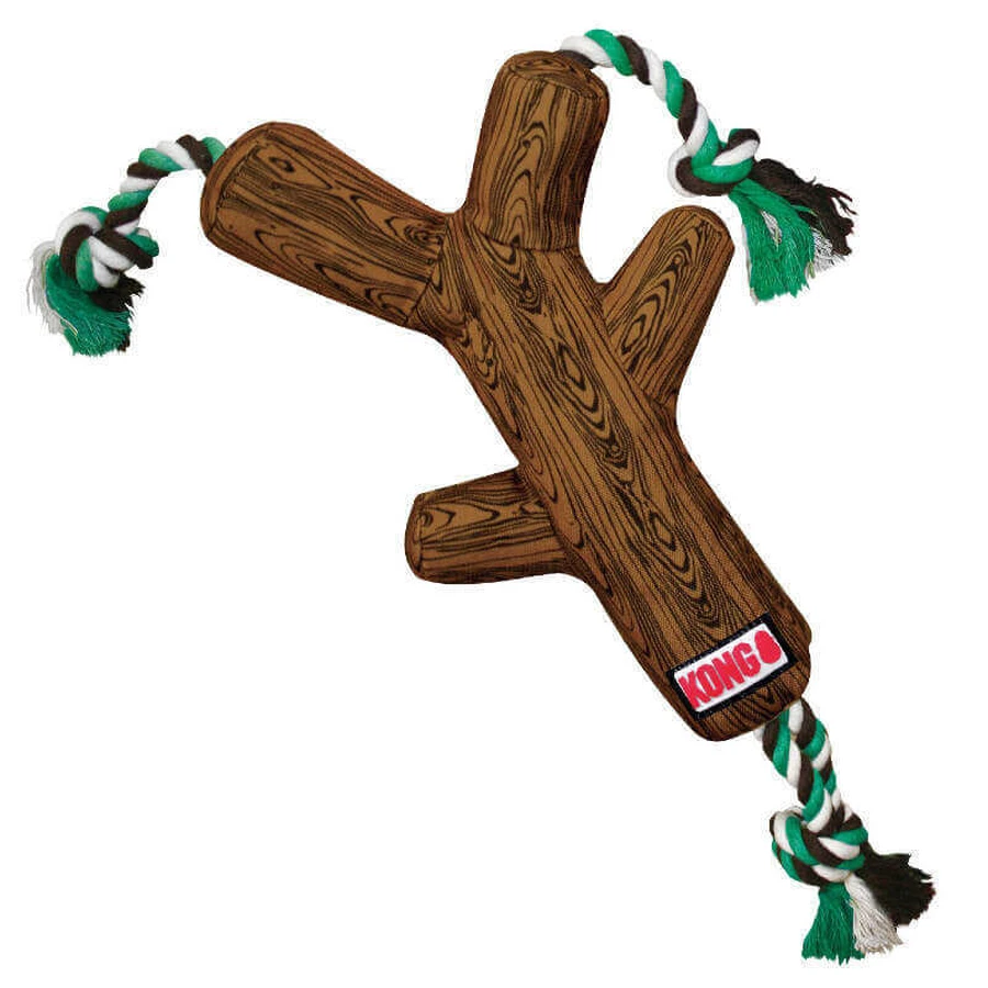 KONG (Конг) FetchStix Rope Dog Toy - Игрушка на веревке для собак; 40х14х5 см: цены и характеристики