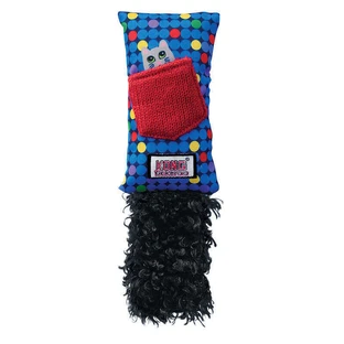 KONG (Конг) Kickeroo Refillable Assortie - Іграшка Кікеро для котів із кишенею для котячої м'яти; 20х9,5х4 см