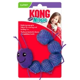 KONG (Конг) Nibble Critters Catnipillar - Іграшка Гусениця з котячою м'ятою для котів різного віку; 17х10х4 см (Кольори в асортименті)