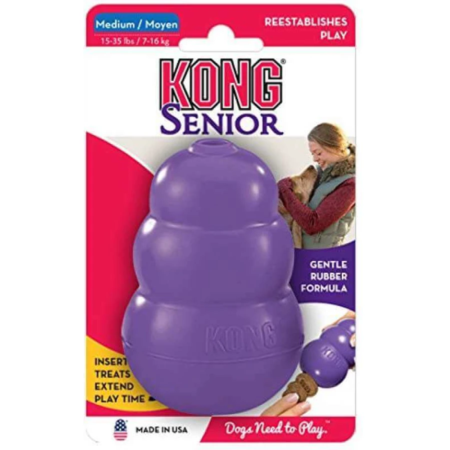 KONG (Конг) Senior - Іграшка для собак старшого віку; M: ціни та характеристики