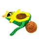KONG (Конг) Wrangler AvoCATo - Игрушка клубок АвоКАТо для котов; 18х10х4 см