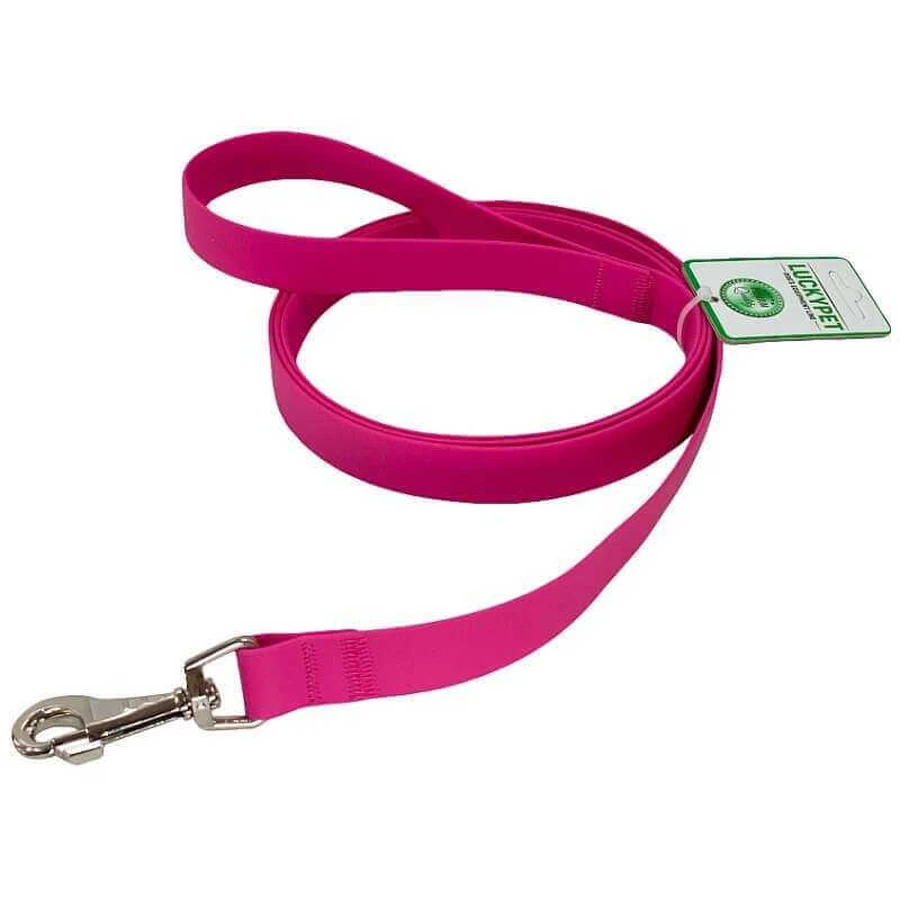 Lucky Pet - Поводок из водонепроницаемой ленты для собак; 2,5х400 см (Ярко-розовый): цены и характеристики