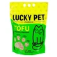 Lucky Pet Tofu - Наполнитель соевый Тофу для кошачьего туалета; 6 л / 2,6 кг