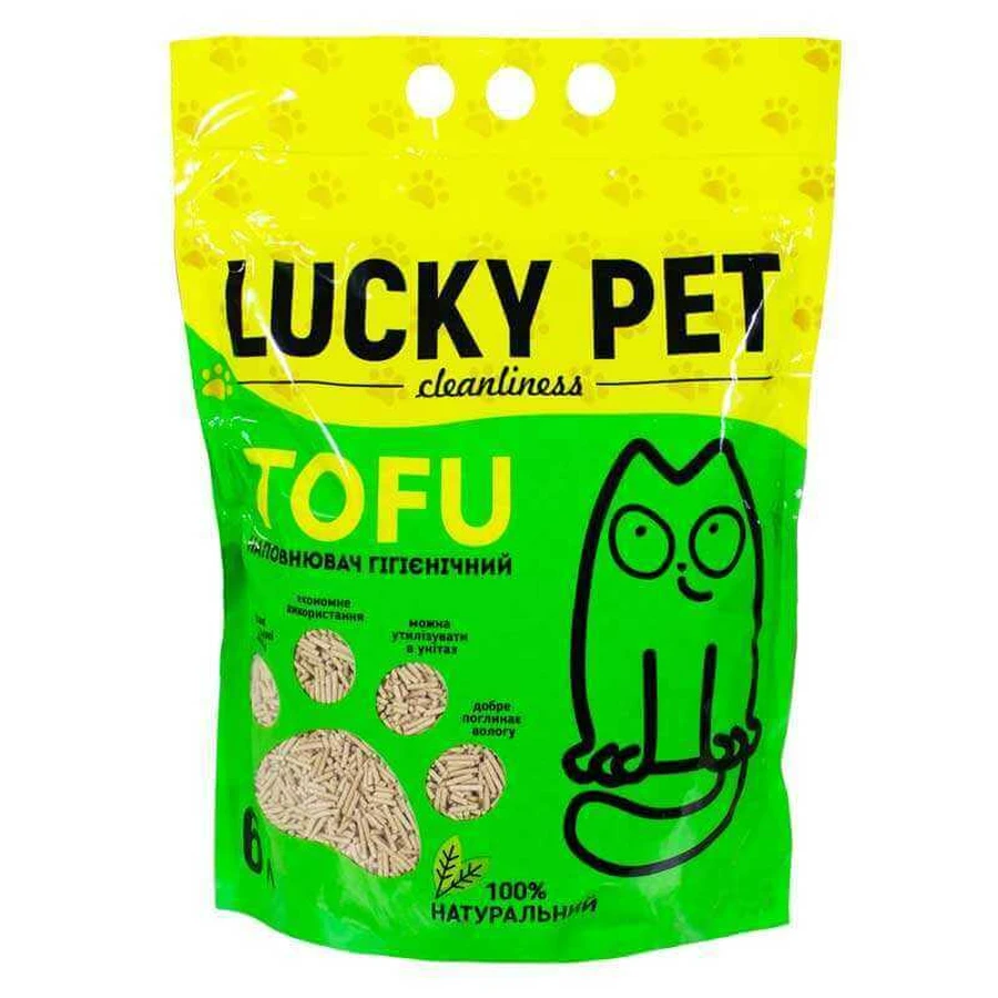 Lucky Pet Tofu - Наполнитель соевый Тофу для кошачьего туалета; 6 л / 2,6 кг: цены и характеристики