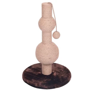 M-Pets (М-Петс) Aconcagua Cat Scratcher – Когтеточка-столбик с игрушкой для кошек; 30х30х48 см
