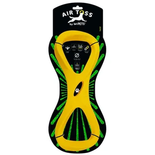M-Pets (М-Петс) Air Toss Floating Toy Twist - Игрушка для игр в воде для собак; 13,3х34,4х3,1 см (Желтый)
