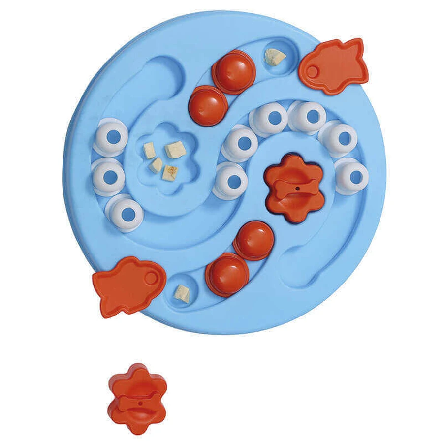M-Pets (М-Петс) BRAINY GAMES Einstein - Розвиваюча гра Ейнштейн для собак; 29.5x29.5x5 см (Блакитний): ціни та характеристики