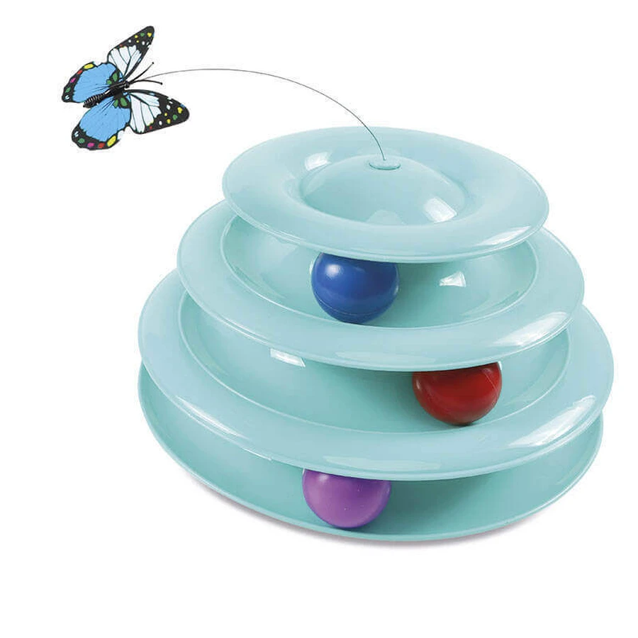 M-Pets (М-Петс) Cascado Cat Toy - Інтерактивна іграшка Каскадо для котів; 26х13,5х26 см: ціни та характеристики