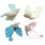 M-Pets (М-Петс) Cat Toy Bird - Іграшка Пташка з флуоресцентної тканини для котів; 13х11х5 см (Кольори в асортименті)