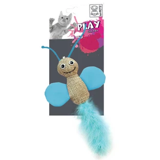 M-Pets (М-Петс) Cat Toy Butterfly - Іграшка Метелик з флуоресцентної тканини для котів; 25х10х2 см (Кольори в асортименті)