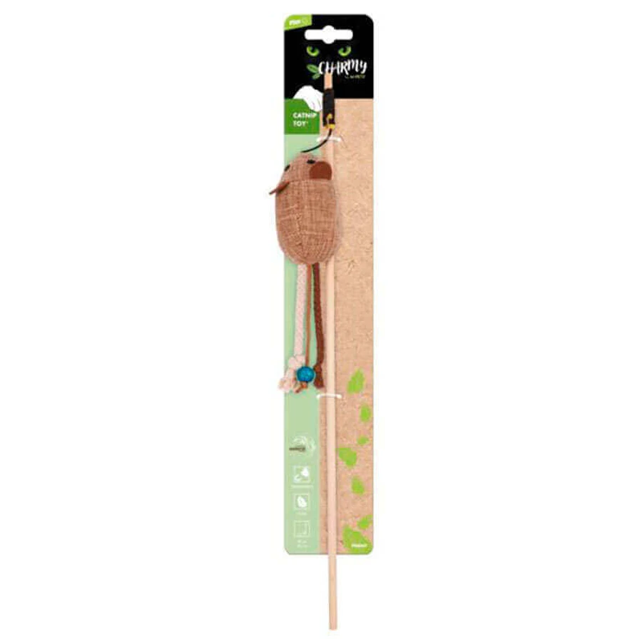 M-Pets (М-Петс) Charmy Catnip Toy Penny - Іграшка з котячою м'ятою для котів; 17x6x3 см (Коричневий): ціни та характеристики