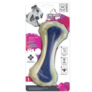 M-Pets (М-Петс) Chewbo Choppy Clean Dental - Игрушка жевательная Чубо Чопи для очистки зубов у собак; 20,2x7,1x4 см (Синий)
