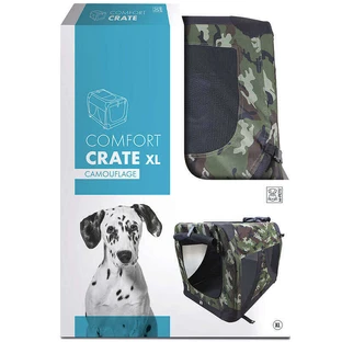 M-Pets (М-Петс) Comfort Crate Camouflage - Складная камуфляжная сумка-переноска для собак и котов; 81х59х59 см