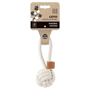 M-Pets (М-Петс) Coto Loop Ball - Іграшка Луп Бол для собак; 6.5 см (Білий)