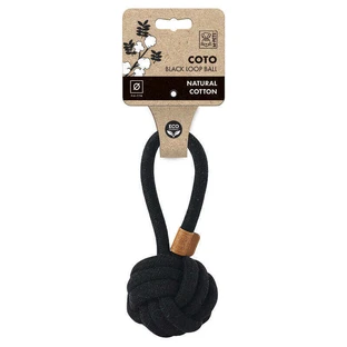M-Pets (М-Петс) Coto Loop Ball - Іграшка Луп Бол для собак; 8 см (Чорний)